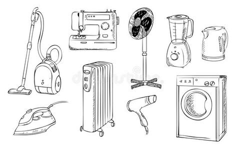 日用之需，垃圾桶與家電的視覺共鳴